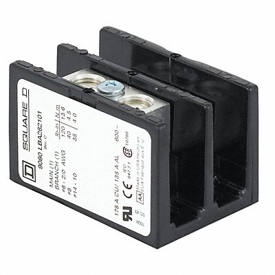 Power Distr Block Cu 600V AC/DC MPN:9080LBC165208