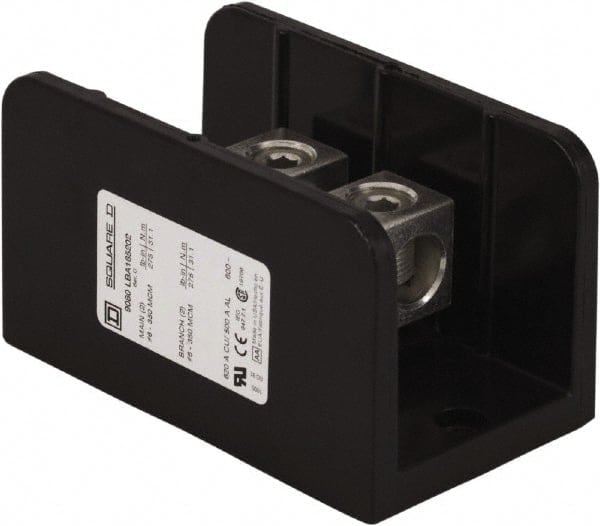 1 Pole, 500 (Aluminium), 620 (Copper) Amp, Phenolic Power Distribution Block MPN:9080LBA165202