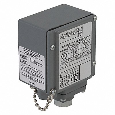 Pressure Switch 480Vac 10Amp G +Options MPN:9012GBW21