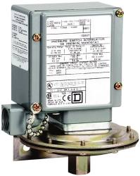 4, 13 and 4X NEMA Rated, SPDT-DB, 0.2 to 10 psig, Electromechanical Pressure and Level Switch MPN:9012GAW1Z