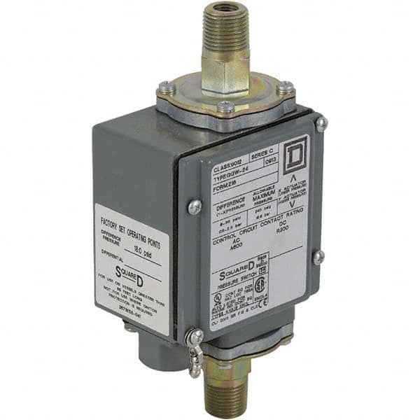 4, 13 and 4X NEMA Rated, SPDT, 175 psi, Electromechanical Pressure and Level Switch MPN:9012GGW4G21