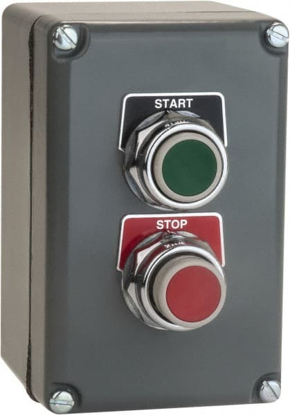 Push-Button Control Station: Maintained, NO/NC, Start & Stop MPN:9001KYK27