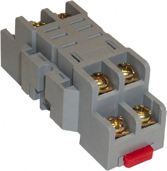 8 Pins, 300 VAC, 10 Amp, Spade Relay Socket MPN:8501NR42