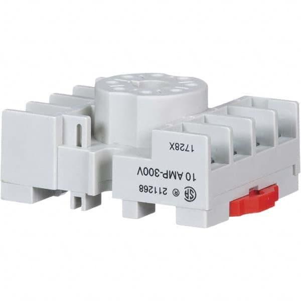 8 Pins, 600 VAC, 10 and 15 Amp, Octal Relay Socket MPN:8501NR51