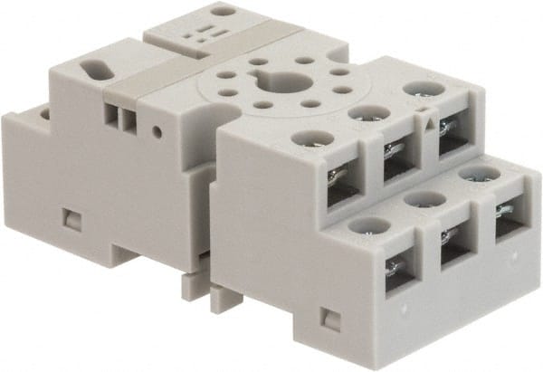 8 Pins, 300 VAC, 5, 10 and 16 Amp, Octal Relay Socket MPN:8501NR52