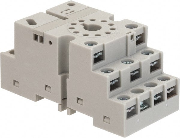 11 Pins, 300 VAC, 5, 10 and 16 Amp, Octal Relay Socket MPN:8501NR62