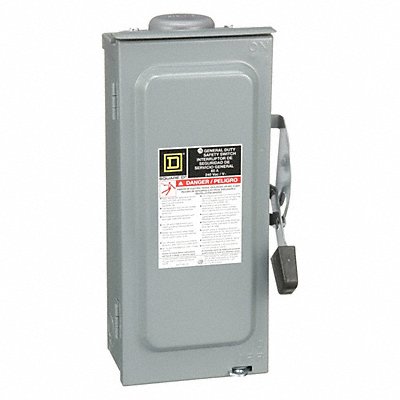 Safety Switch 240VAC 2PST 60 Amps AC MPN:D222NRB