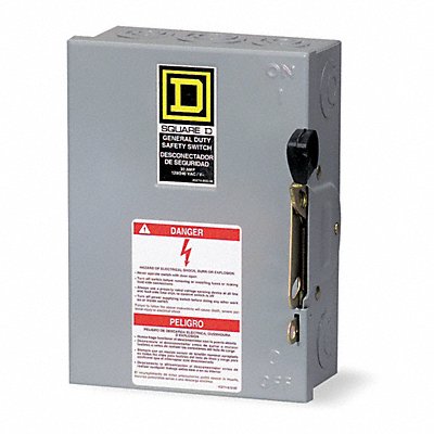 Safety Switch 240VAC 3PST 600 Amps AC MPN:D326N