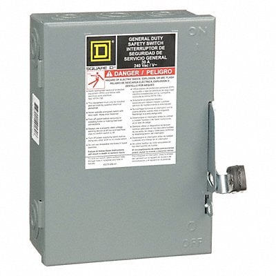 Safety Switch 240VAC 3PST 30 Amps AC MPN:DU321