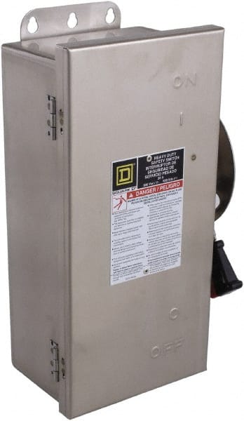 Safety Switch: NEMA 12, 3, 3R, 4 & 4X, 30 Amp, Fused MPN:H221DS