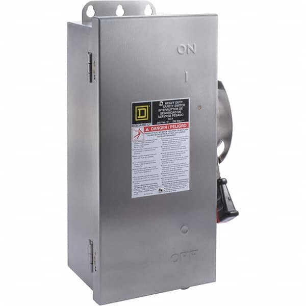 Safety Switch: NEMA 12, 3, 3R, 4 & 4X, 60 Amp, Fused MPN:H222NDS