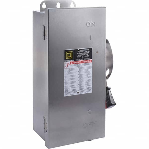 Safety Switch: NEMA 12, 3, 3R, 4 & 4X, 60 Amp, Fused MPN:H322NDS