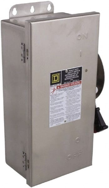 Safety Switch: NEMA 12, 3, 3R, 4 & 4X, 100 Amp, Fused MPN:H323DS