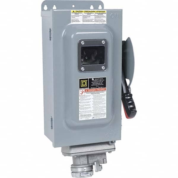 Safety Switch: NEMA 12 & 3R, 30 Amp, 600VAC/VDC, Fused MPN:H361AWCVW