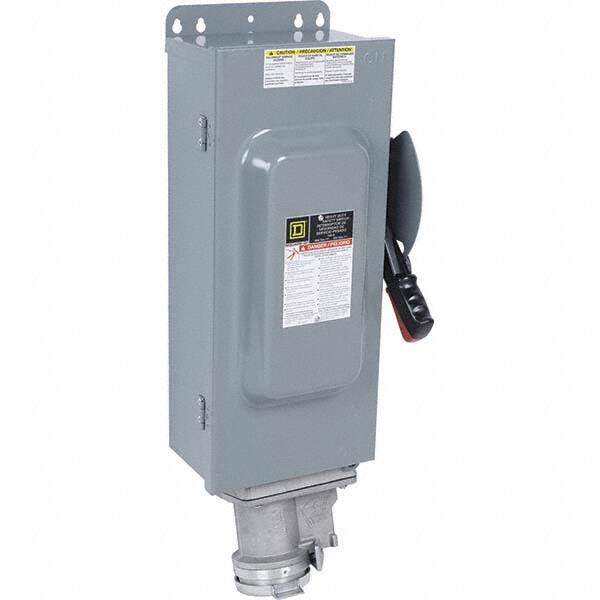 Safety Switch: NEMA 12 & 3R, 100 Amp, 600VAC, Fused MPN:H363AWC