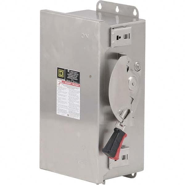 Safety Switch: NEMA 12, 3, 3R, 4 & 4X, 60 Amp, 600VAC/VDC MPN:HU362DS