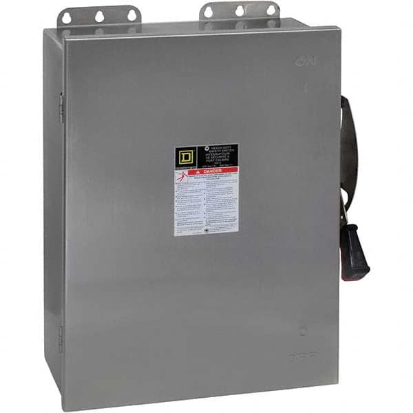 Safety Switch: NEMA 12, 3, 3R, 4 & 4X, 100 Amp, 600VAC/VDC MPN:HU463DS