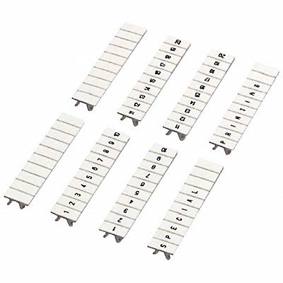 Clip In Marking Strip Nylon 10 White MPN:NSYTRAB530