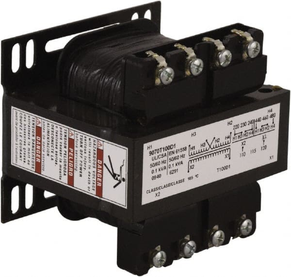 1 Phase, 100 VA, Control Transformer MPN:9070T100D16