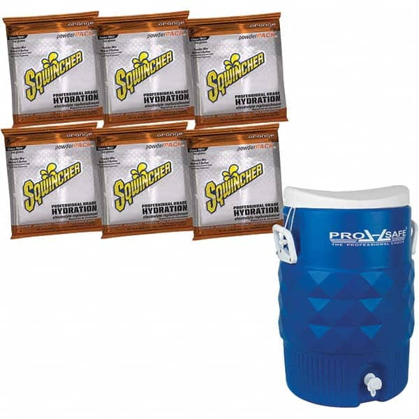 Activity Drink: 47.66 oz, Pack, Orange, Powder, Yields 5 gal MPN:0159097/5232503