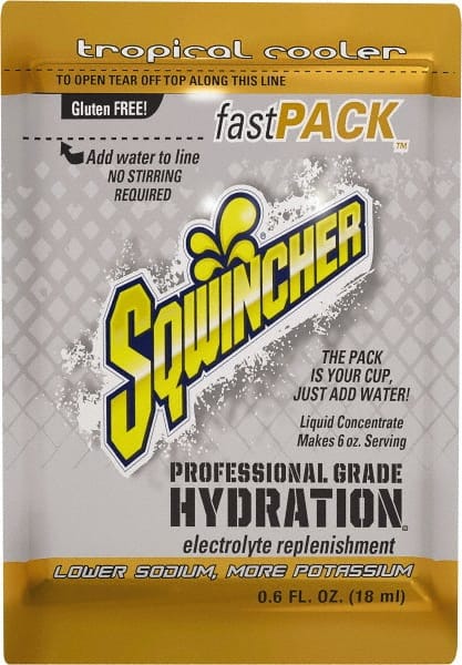 Activity Drink: 0.6 oz, Pack, Tropical Cooler, Liquid Concentrate, Yields 6 oz MPN:159015309