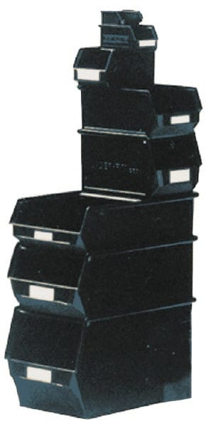 Plastic Hopper Stacking Bin: Black MPN:LF140806.0PP3