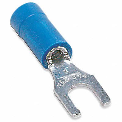 Fork Terminal Tin Copper Blue PK100 MPN:14RB-6FL