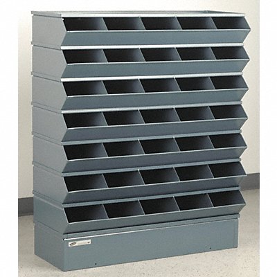 J4601 Sectional Bin Unit 35 Gray 44-1/2 in H MPN:3-235SSB