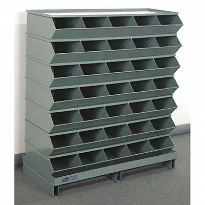 J4628 Sectional Bin Unit 35 Gray 41 in H MPN:3-235SSPB