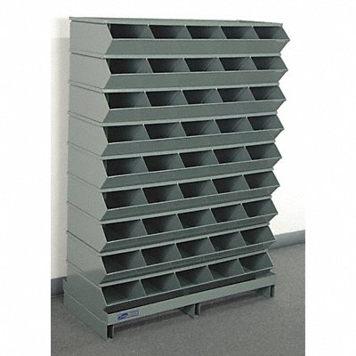 J4630 Sectional Bin Unit 45 Gray 52 in H MPN:3-245SSPB