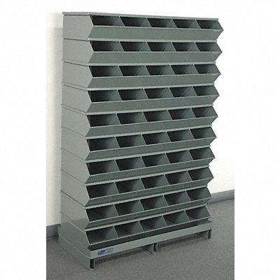 J4631 Sectional Bin Unit 50 Gray 57-1/2 in H MPN:3-250SSPB