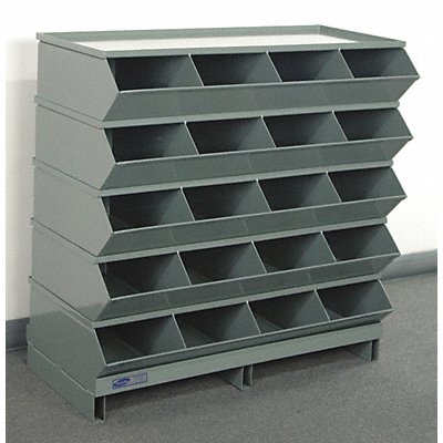 J4632 Sectional Bin Unit 20 Gray 37-1/8 H MPN:3-320SSPB