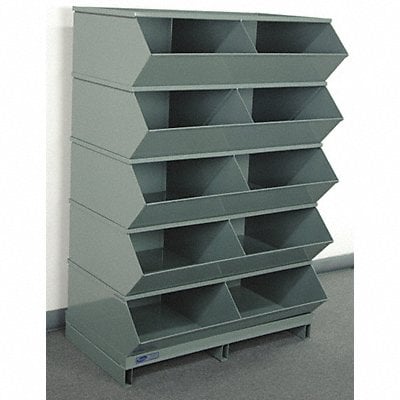 J4641 Sectional Bin Unit 10 Gray 50 in H MPN:3-510SSPB