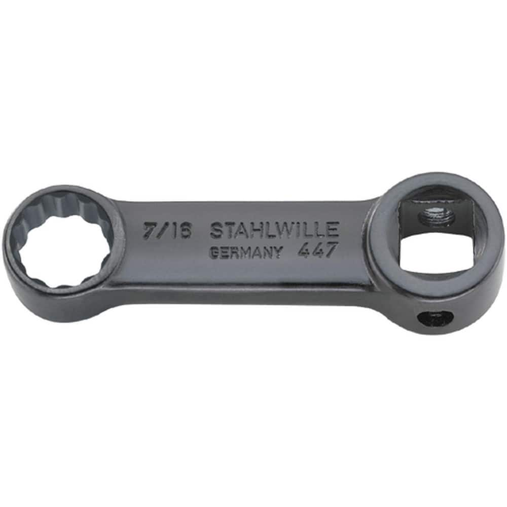 Box Wrenches, Wrench Type: Flat Ring Box End Wrench , Size (mm): 7 , Double/Single End: Single , Wrench Shape: Straight , Material: Steel  MPN:02181007