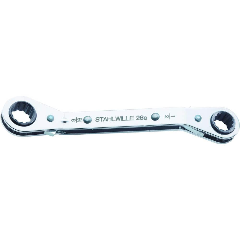 Box Wrenches, Wrench Type: Offset Box End Wrench , Size (Decimal Inch): 1/4 , Double/Single End: Double , Wrench Shape: Straight  MPN:41551620