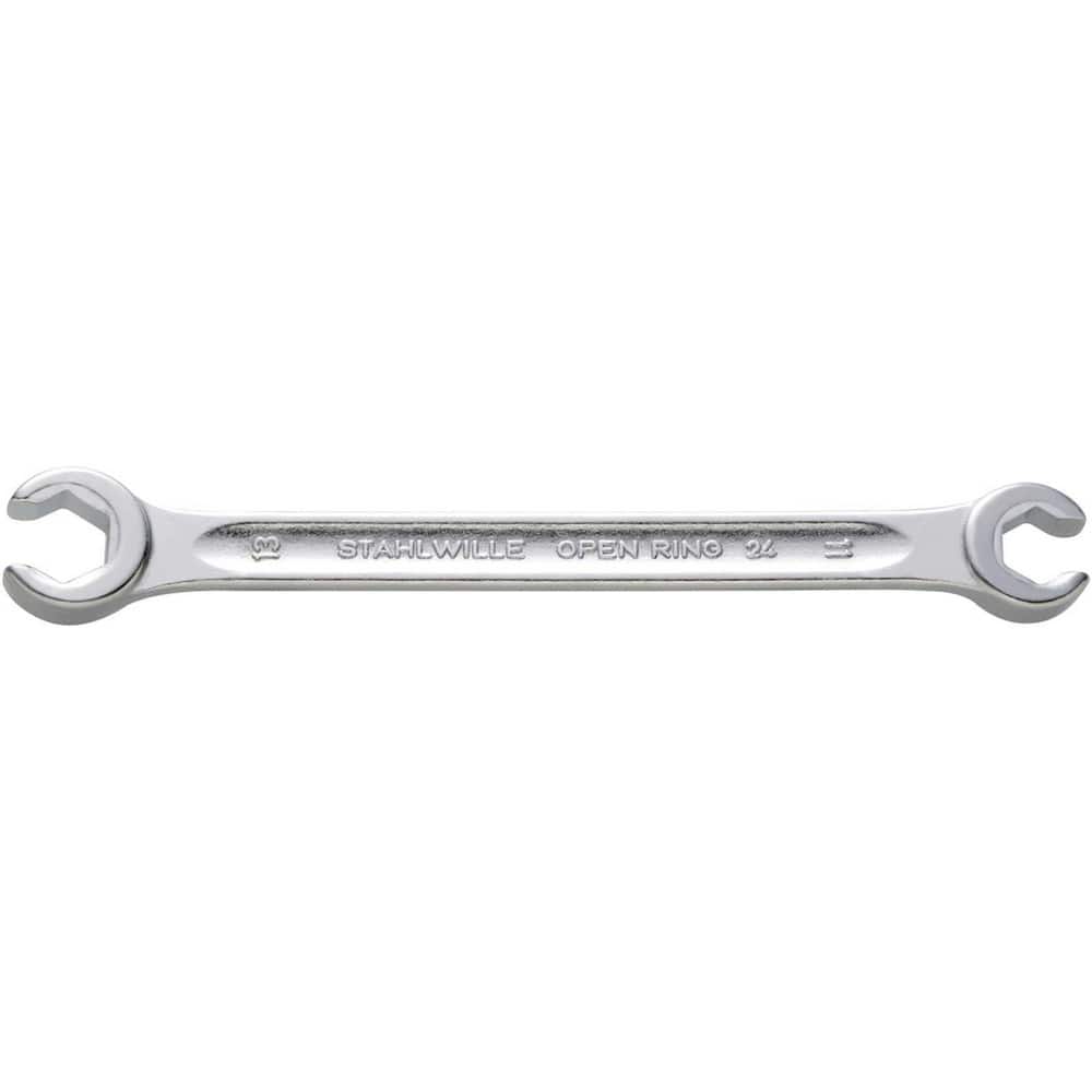 Flare Nut Wrenches, Wrench Type: Open End , Wrench Size: 17mm, 19 mm , Double/Single End: Double , Opening Type: 12-Point Flare Nut , Material: Steel  MPN:41081719