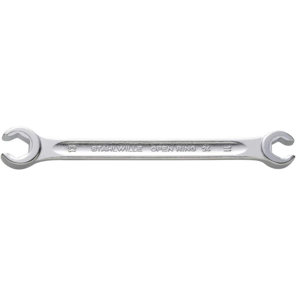 Flare Nut Wrenches, Wrench Type: Open End , Wrench Size: 1/4 in, 5/16 in , Double/Single End: Double , Opening Type: 6-Point Flare Nut , Material: Steel  MPN:41481620