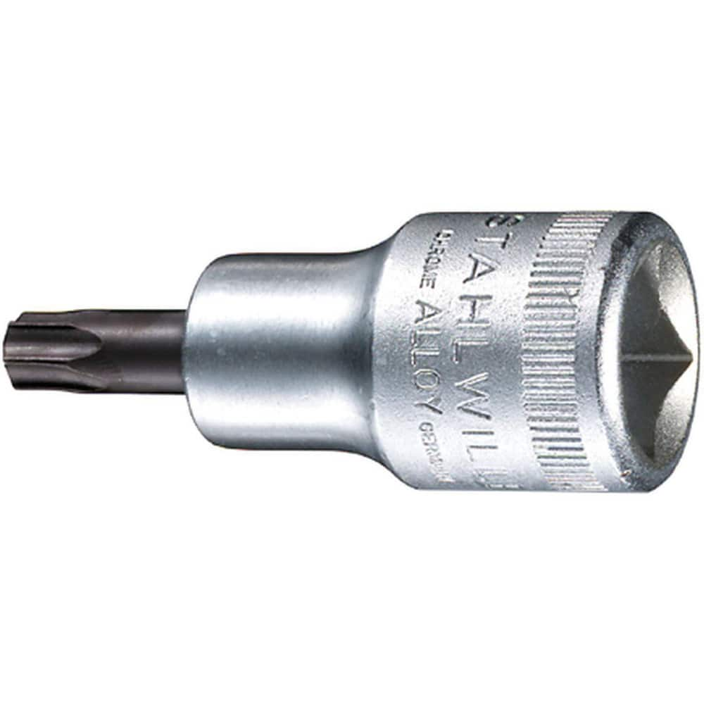 Hand Hex & Torx Bit Sockets, Socket Type: Torx Bit Socket , Drive Size (Fractional Inch): 1/2 , Hex Size (mm): 0.000 , Torx Size: T70 , Bit Length (mm): 20.00  MPN:03100070