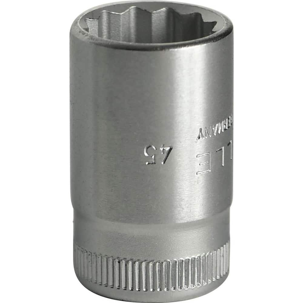 Hand Sockets, Socket Type: Standard , Drive Size: 3/8in (Inch), Socket Size (mm): 13 , Drive Style: Hex , Number Of Points: 12  MPN:02010013