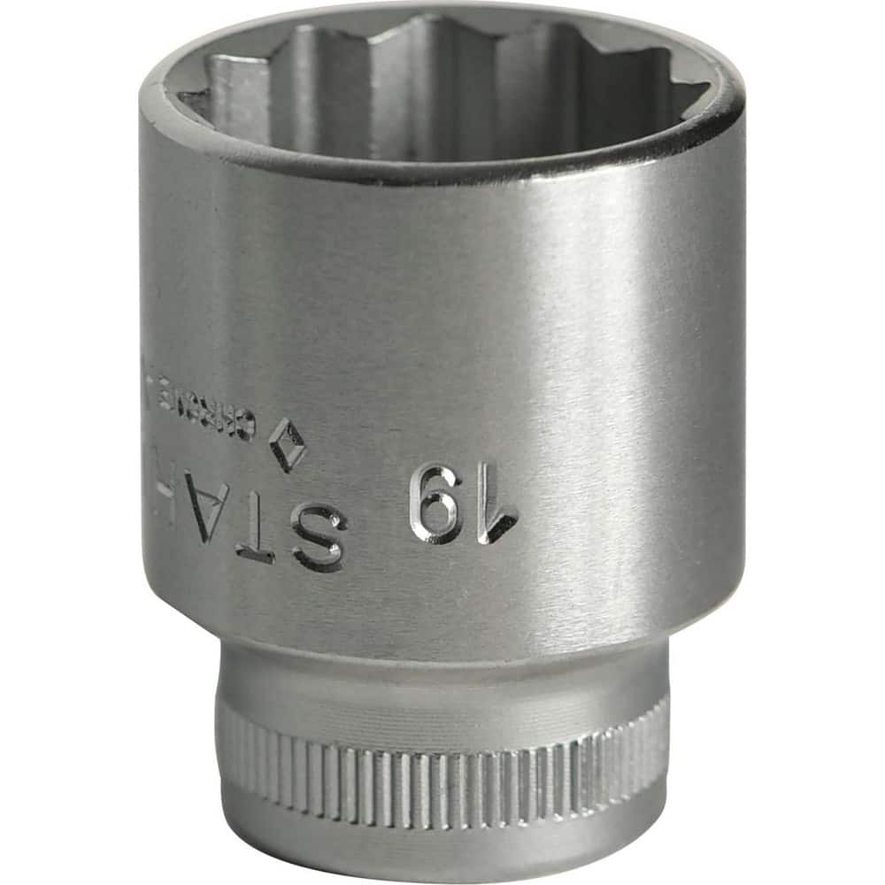 Hand Sockets, Socket Type: Standard , Drive Size: 3/8in (Inch), Socket Size (mm): 21 , Drive Style: Hex , Number Of Points: 12  MPN:02010021