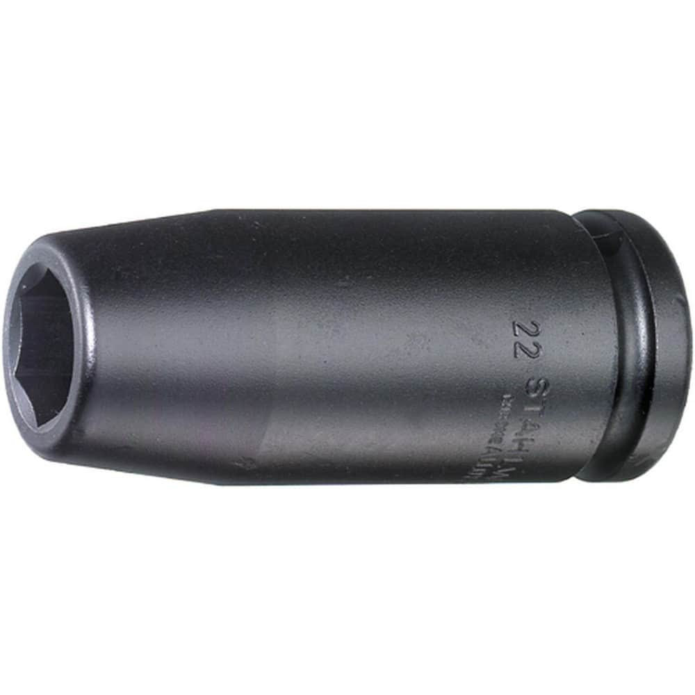 Impact Sockets, Socket Size (mm): 41.00 , Number Of Points: 6 , Drive Style: Square , Material: Alloy Steel , Finish: Gunmetal  MPN:25020041