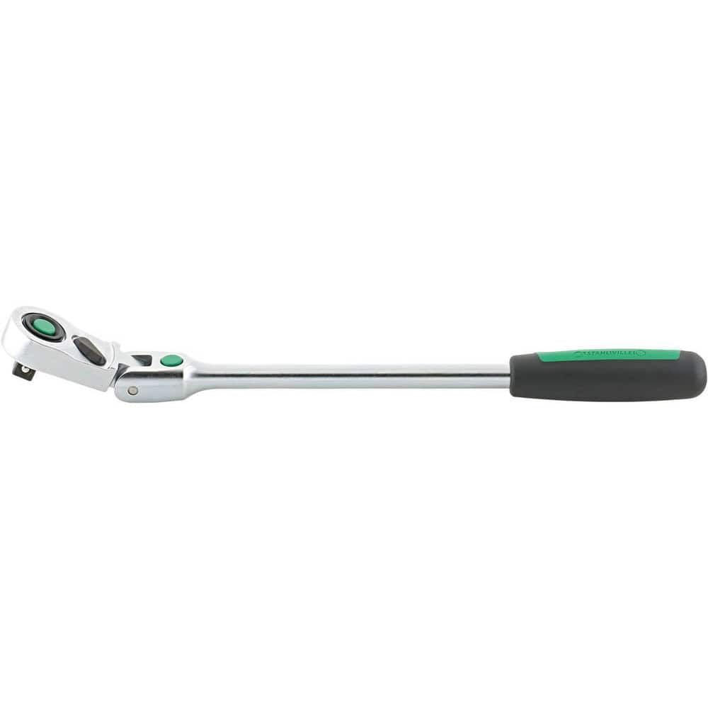 Ratchets, Tool Type: Quick-Release Ratchet, Reversible Ratchet , Drive Size: 1/2 in , Head Shape: Pear , Head Style: Reversible, Flexible  MPN:13261010