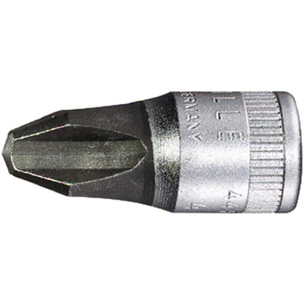 Screwdriver & Drag Link Sockets, Socket Type: Phillips Screwdriver Socket , Drive Size: 0.25in , Finish: Chrome-Plated , Insulated: No , Non-sparking: No  MPN:01290002