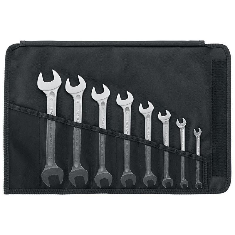 Wrench Sets, Set Type: Double Open Ended Wrench , System Of Measurement: Metric , Container Type: Roll, Wallet , Wrench Size: 6x7 to 20x22 mm  MPN:96400305