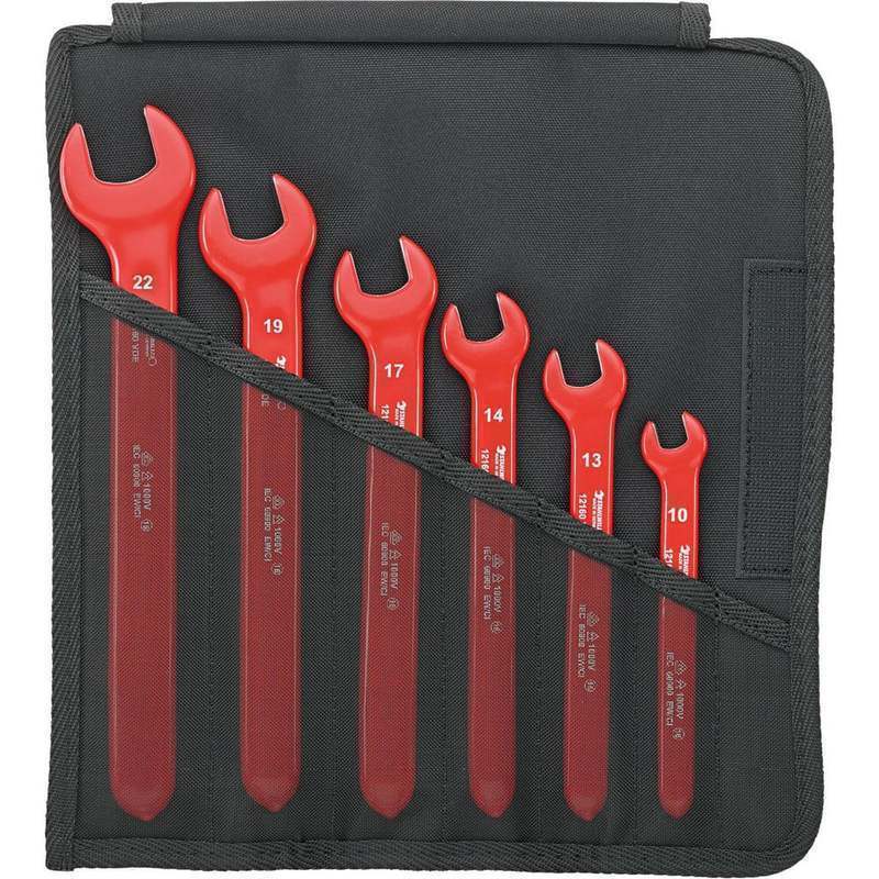 Wrench Sets, Set Type: Double Open Ended Wrench , System Of Measurement: Metric , Container Type: Pouch , Wrench Size: 10 to 22 mm , Material: Alloy Steel MPN:96404301