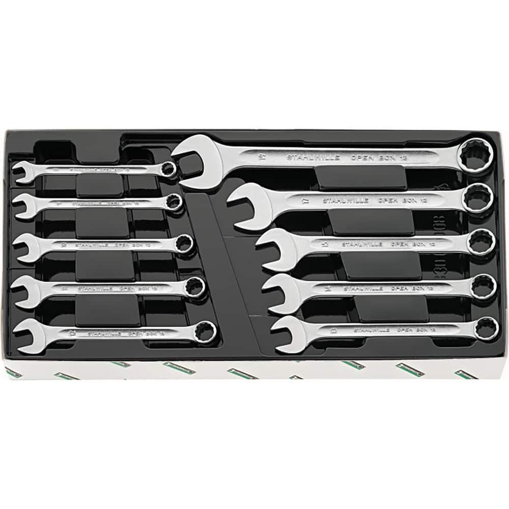 Wrench Sets, Set Type: Combination Wrench , System Of Measurement: Inch , Container Type: Plastic Tray , Wrench Size: 1/4 to 3/4 