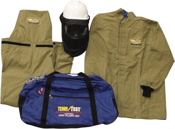 Arc Flash Clothing Kit: 3X-Large, Earplugs & Hard Hat MPN:TTK44TV-3XL