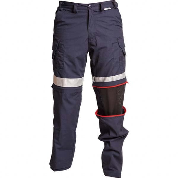 Work Pants: General Purpose, Cotton & Polyester, Navy, 34