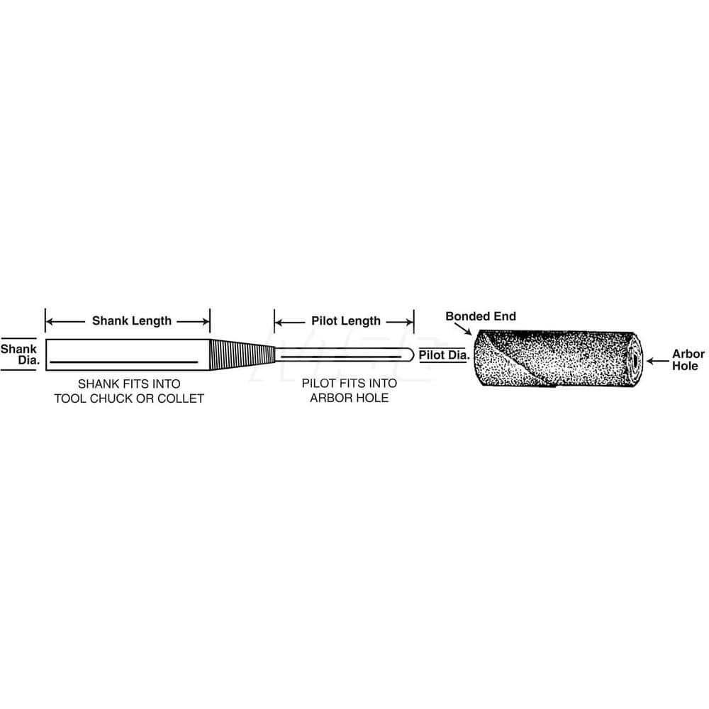 Deburring Wheel Hardware, Hardware Type: Mandrel , Maximum Wheel Diameter Compatibility: 4.25 , Maximum Wheel Width Compatibility: 0.25  MPN:7010330488