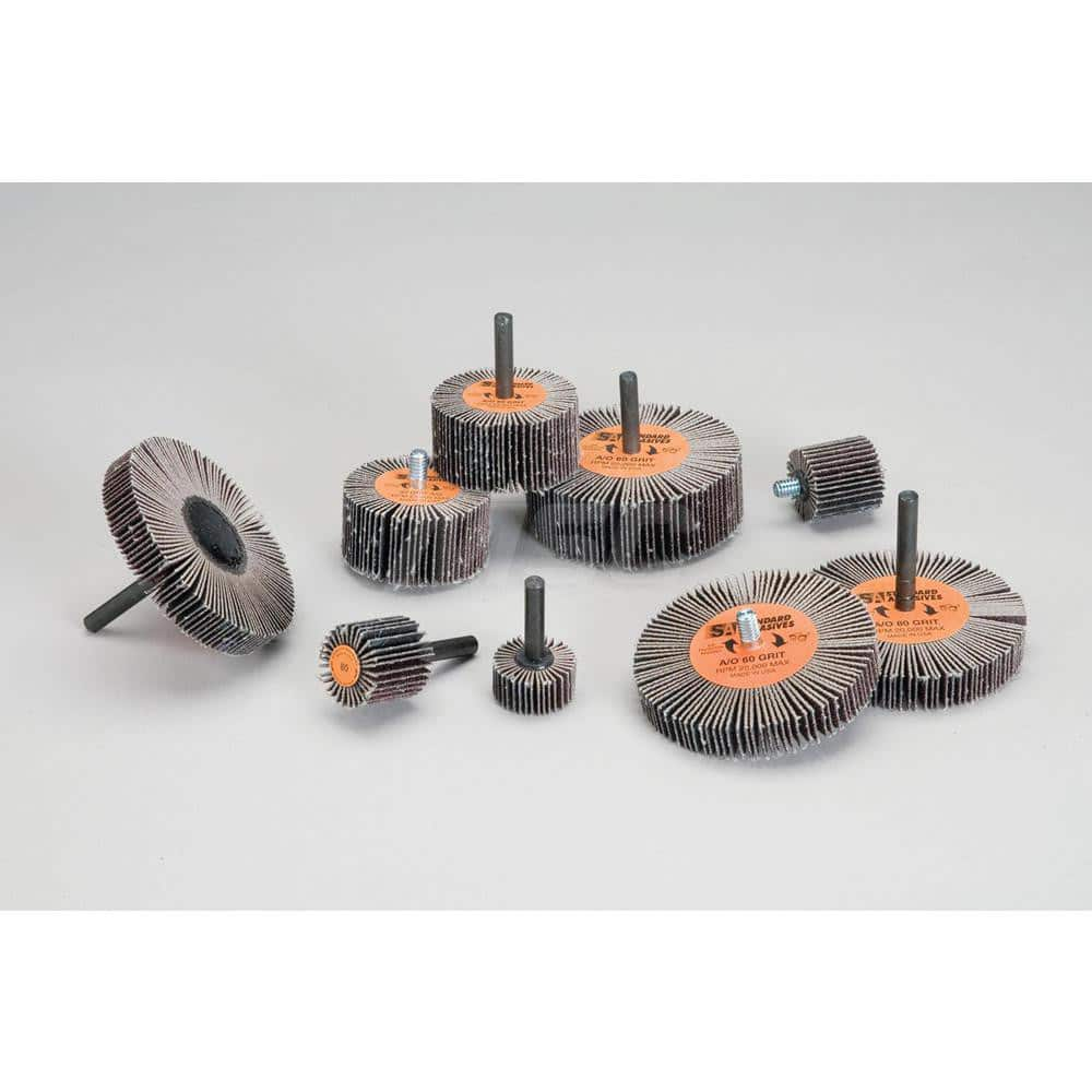 Unmounted Flap Wheels, Abrasive Type: Non-Woven , Abrasive Material: Aluminum Oxide , Outside Diameter (Inch): 2 , Face Width (Inch): 2  MPN:7000122217